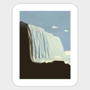 Vintage Waterfall Sticker